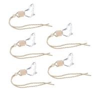 SOESFOUFU 5pcs High Heels Shaped Aroma Bottle Car Air Fresheners Decorative Perfume Bottles