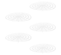 SOESFOUFU 5pcs Plastic Pickling Press Mesh Plate 4.72 Inch for Fermented Foods and Vegetable Canning at Home