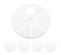 SOESFOUFU 5pcs Security Camera Stand Mount with Universal Compatibility, Plastic and Alloy Material, Sleek Modern Design for Indoor and Outdoor Use, Sturdy Cctv Dome Camera Base Plate