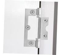 SOESFOUFU 6 Pairs Non-Mortise Flush Door Hinges Heavy Duty Stainless Steel Bifold Inset Door Hinge for Cabinets Wardrobes Shutters and Furniture