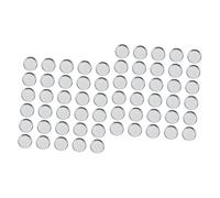 SOESFOUFU 60pcs Empty Eyeshadow Pans Round Metal Makeup Accessory for Blusher Highlighter and Eyeshadow Material for and Makeup Artists