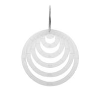 SOESFOUFU 6pcs Acrylic Quilting Template: Round Edge Quilt Sewing Templates, Precise Patchwork Circle Ruler for Beginner Quilters Crafts and DIY Projects