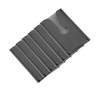 SOESFOUFU 6pcs Butterfly Double Edge Head Protective Pu Leather Case Set for Men’s Grooming Travel Safety Head Cover Pouch Accessories