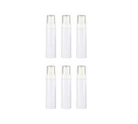 SOESFOUFU 6pcs Foaming Bottle Bubble Making Bottle Pump Dispenser 150ml White Pet Plastic Sturdy Easy to Dispense for Bathroom and Traveling