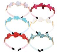 SOESFOUFU 6pcs Glitter Headbands for Star Hairbands Sequin Butterfly Elastic Comfortable Hair Accessories for Birthdays Weddings Festivals Everyday Wear
