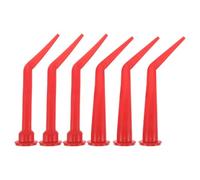 SOESFOUFU 6pcs Plastic Caulking Nozzle Extension Tips for Sealant and Window Application, Precise Caulk Applicator Tool Made of Sturdy Plastic, for Kitchen and Bathroom Remodeling, Prevents