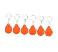 SOESFOUFU 6Pcs Portable Folding Magnifier Keychain Compact Mini Handheld Magnifying Glass with Key Ring for Reading and Observation Lightweight and Ergonomic Design for Seniors and Everyday