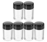 SOESFOUFU 6Pcs Small Empty Powder Boxes 3G Refillable Body Powder Containers for Loose Makeup with Compact Travel Storage