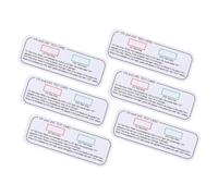 SOESFOUFU 6pcs Uv Card Uvc Detector Cards Uvc Test for Uv Detection Indoor Test Strip Light Indicator