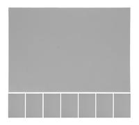 SOESFOUFU 8 Sheets Self Adhesive Miniature Road Tape for Micro Scene Layout, Architectural Model Road Decals, Perfect for Train Set Scenery, and Urban Diorama Streets 11.8x8.3 Inch Grey