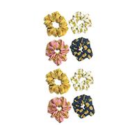 SOESFOUFU 8pcs Large Intestine Hair Ropes Fashionable Ponytail Holders for Women Sweet Style Flannelette Scrunchies Lightweight and Comfortable Hair Ties for Various Occasions Random Color