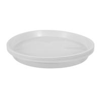 SOESFOUFU 8pcs Round Stepping Stone Mold - Reusable Concrete Mould for Courtyards Backyard Pathways - 10.6'' Inner DIY Pathway Cement Mould White