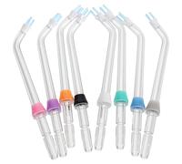 SOESFOUFU 8pcs Water Flosser Replacement Heads: Oral Irrigator Heads for Water Toothpick - Assorted Size Dental Cleaning Accessory - Cleaning the Dead Corners of the Mouth