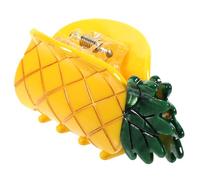 SOESFOUFU Acetic Acid Pineapple Hair Claw Clip Small Fruit Decorative Hair Accessory for Women Non-slip Lightweight Compact Design for Versatile Hairstyles