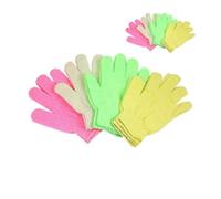 SOESFOUFU Acrylic Bath Exfoliating Gloves Adults Body Shower Scrub for Dead Skin Removal and Stimulation Random Color Pair for Spa and Household Cleaning Random Color