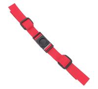 SOESFOUFU Adjustable Anti-skid Shoulder Strap with Buckle Hands-free Nylon Chest Belt for Backpack Outdoor Travel Red