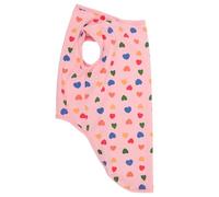 SOESFOUFU Adorable Pink Cotton Pet Shirt for Cats and Dogs, Comfortable and Breathable Summer T-shirt with Sweet Design, for Everyday Wear and Birthday Celebrations