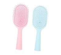 SOESFOUFU Anti-static Handle Hair Combs Set of 2 Hair Combs for Women Large Round Dots Soft Massaging Smooth Tips Non-tangling Compact Size