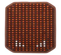 SOESFOUFU Beaded Seat Cover: Car Seat Cushion - Wooden Beaded Seating Pad - Non Slip Auto Ventilated Cooling Cover for Commuting and Travel