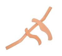 SOESFOUFU Beechwood Gua Sha Massage Set - Natural Wood Muscle Scraping Tools with Large M, Small M, and S-Shaped Body Sculpting Sticks - Full Body Spa and Home Massage for Men and Women