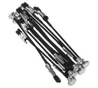 SOESFOUFU Bendable Magnetic Alligator Clip Stands 12Pcs with Rubber-Coated Soft Head and Iron Base for Model Making and Memo Clip Holder