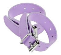 SOESFOUFU Bike Basket Straps, Purple Adjustable Bike Strap, Solid Installation, 1 Pair Bicycle Front Basket Fastening Strap for Riding