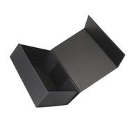 SOESFOUFU Black Magnetic Closure Box with Lid, Industrial Cardboard Material, Elegant Design and Luxurious Feel, for Christmas and Celebration Wrapping