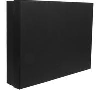 SOESFOUFU Black Rectangular Box with Lid 32.5X23.5Cm for Christmas and Party Decorations