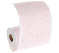 SOESFOUFU Blank Recording Sheets for Heart Activity Traces Replacement Chart Paper 786.00x3.14x0.04in Thermal Material Red Grid Printer Safe Print Quality for Clinics and Hospitals