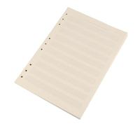SOESFOUFU Blank Sheet Music Loose-Leaf Refill 100 Sheets 3mm Spacing White Paper 10 Rows Suitable for Musicians and Students