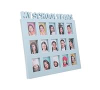 SOESFOUFU Blue School Year Photo Frame 25cm X 28cm Plastic Picture Frame for Artwork Display and Home Decoration to Preserve and Protect Photos