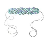 SOESFOUFU Boho Sea Shell Headband for Women Light Weight Felt Material Floral Hair Wreath Headpiece Does Not Fade Or Easily Fall for Masquerades and Party Accessories