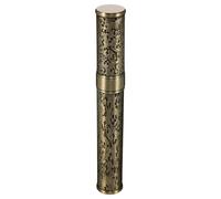 SOESFOUFU Bronze Metal Single Cigar Tube Airtight Humidor Case with Cap Portable Travel Cigar Holder for Men