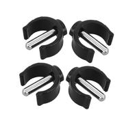 SOESFOUFU Cane Accessories 4pcs Walking Stick Holder Clips M6x28mm Non-Slip Latch for Crutches and Hiking Canes Replacement Parts for Mobility Aids and Walker Attachments