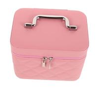 SOESFOUFU Capacity Travel Makeup Case with Portable Handle Stylish Vanity Organizer for Makeup Artists and Everyday Use for Travel Home Organization and Toiletries