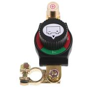 SOESFOUFU Car Battery Kill Switch with Removable Knob, 12V 24V Adjustable Angle Power Cut-Off Switch Breaker for Car Truck RV, Fits Positive Terminal (Black)