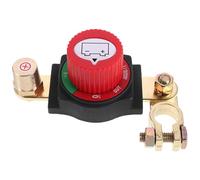 SOESFOUFU Car Battery Kill Switch with Removable Knob, 12V 24V Adjustable Angle Power Cut-Off Switch Breaker for Car Truck RV, Fits Positive Terminal (Red)