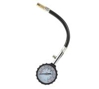 SOESFOUFU Car Tire Pressure Gauge with Flexible Hose Built Inflator for Accurate Auto Tire Pressure Testing Portable Design for Cars Trucks and Autos Read and Leak-resistant