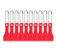SOESFOUFU Card Scratcher Tool 10Pcs Plastic Lottery Scraper for Ticket Labels Ergonomic Lightweight for-The-Go Use