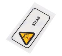 SOESFOUFU Caution Hot Surface Warning Label Pet Burn Risk Sticker for Industrial Machines Safety Sign Prevent Steam and Heat Injuries Workplace Use