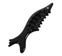 SOESFOUFU Ceramic Fish Shaped Gua Sha Scraping Board Smooth Edge Facial Body Massage Tool for Neck Shoulder Arms Feet Polished Surface for Gentle Skin Care and Relaxation