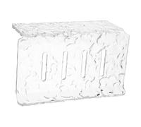 SOESFOUFU Clear Acrylic Soap Holder with Self-draining Design for Bathroom and Kitchen Wall Mount Portable Lightweight and Stylish Soap Rack for Organized Shower Storage