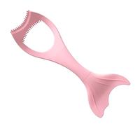 SOESFOUFU Compact Eyeliner Stencil Tool Mermaid Shape Multi Functional Eyelash Makeup Aid Easy to Clean Silicone Tool for Effortless Eye Cosmetics and