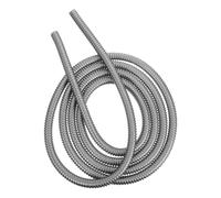 SOESFOUFU Corrugated Stainless Steel Flexible Conduit Pipe for Garage Wiring and Residential Projects, 304 Stainless Steel Material with Mechanical Defense and Rustproof Features, Silver