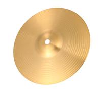SOESFOUFU Crash Ride Hi-hat Cymbals Versatile Percussion Instrument for Drum Set Brass 8 Inch with Strong Resistance to Hit, Suitable for Beginners and Professional Players