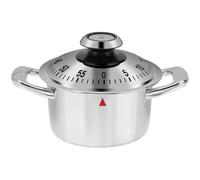 SOESFOUFU Creative 60-minute Cooking Timer in Pot Shape Timer Mechanical Kitchen with Alloy Material and Time Control Feature and Controlling Playing Time for Home Use