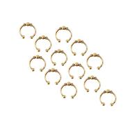 SOESFOUFU Creative Diy Braid Hair Clips 20pcs Small Hair Pin Accessories for Women and Girls Golden African Style for Daily Wear and Styling