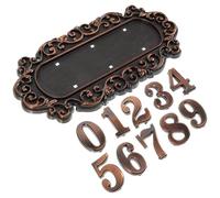 SOESFOUFU Creative Door Number Plaque European Retro Style for Offices Residential Communities Sturdy Wall Hanging with Elegant Design
