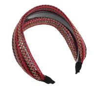 SOESFOUFU Decorative Hairband Lightweight Fabric Suitable for Wedding Wide Headbands Hair Bands Unique Aesthetic Feeling Practical Design for Women Photo Sessions