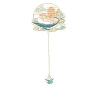 SOESFOUFU Delicate Brass Bookmark with Pendant for Readers and Students, Decorative Style with Convenient Use, for Library and Office Reading Accessories